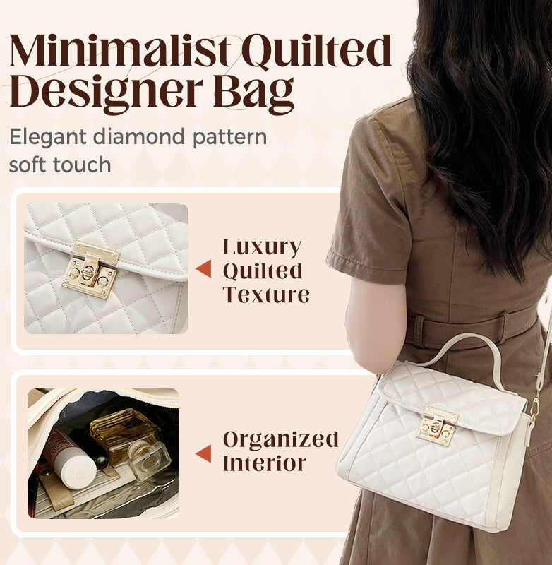 Minimalist Quilted Designer Bag