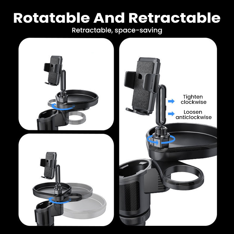 4-in-1 Rotatable Car Cup Holder Expander