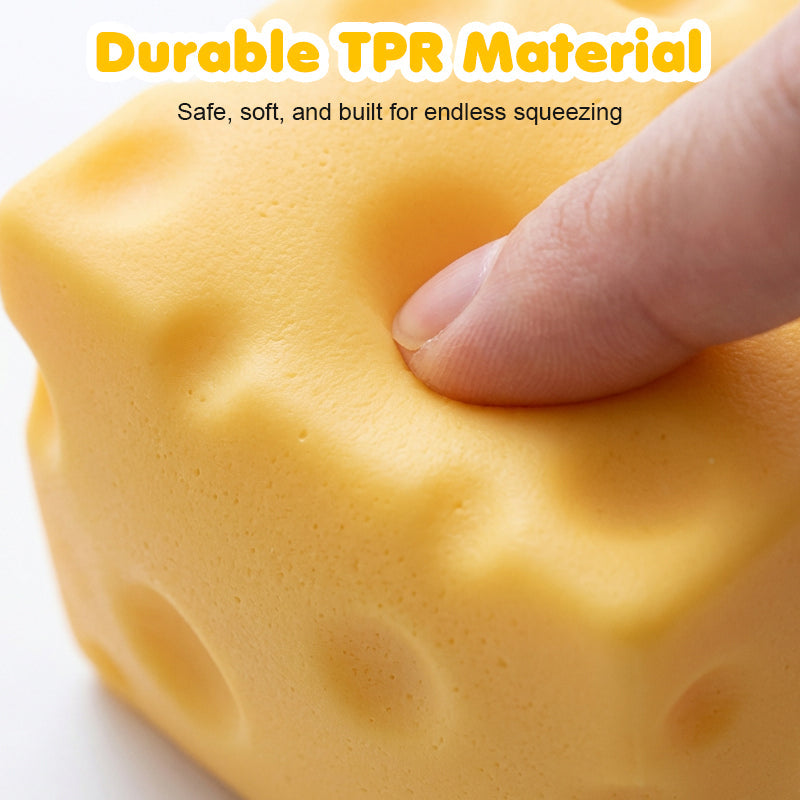 Slow Rebound Cheese Block Stress Toy