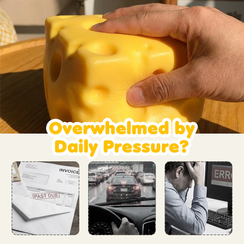 Slow Rebound Cheese Block Stress Toy