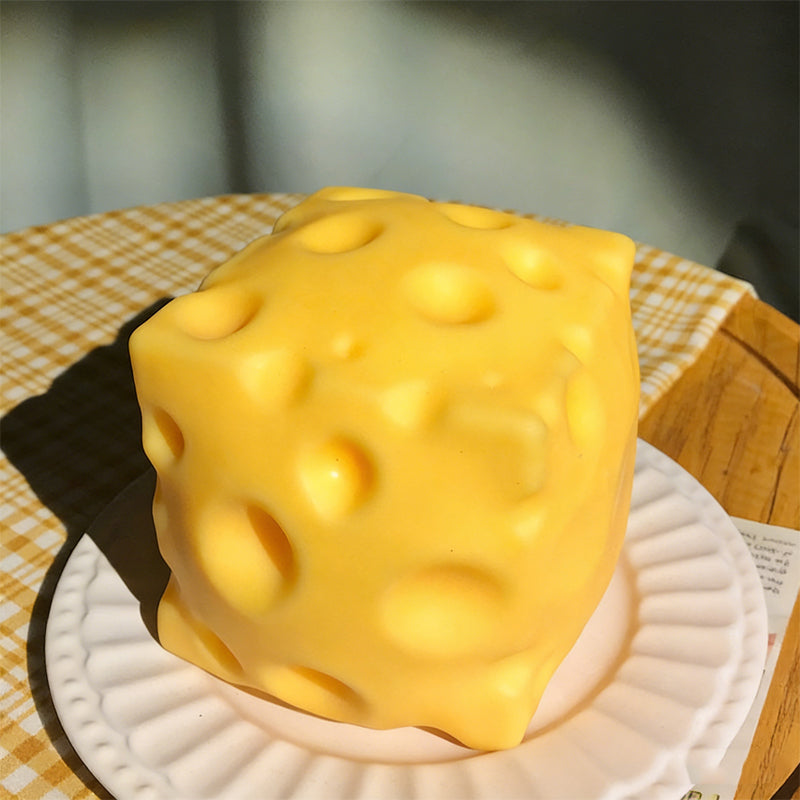 Slow Rebound Cheese Block Stress Toy