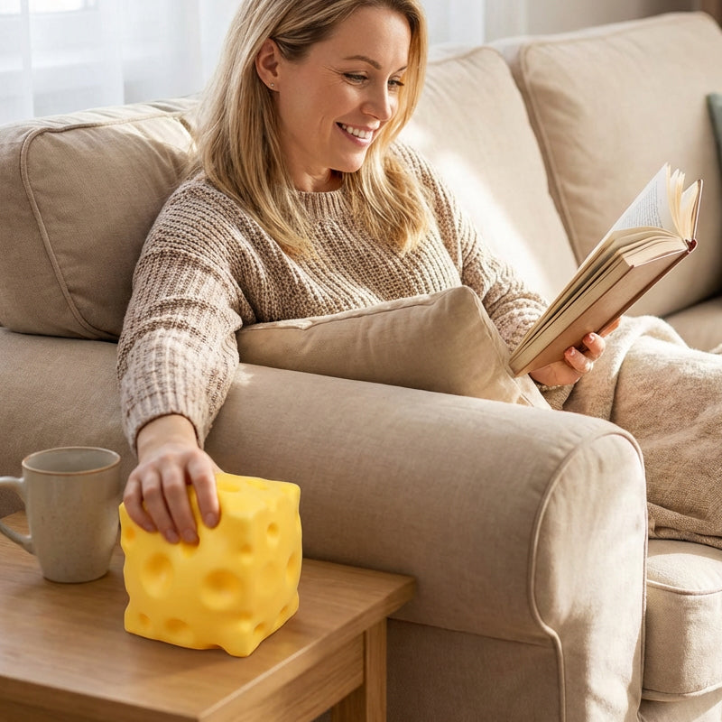 Slow Rebound Cheese Block Stress Toy