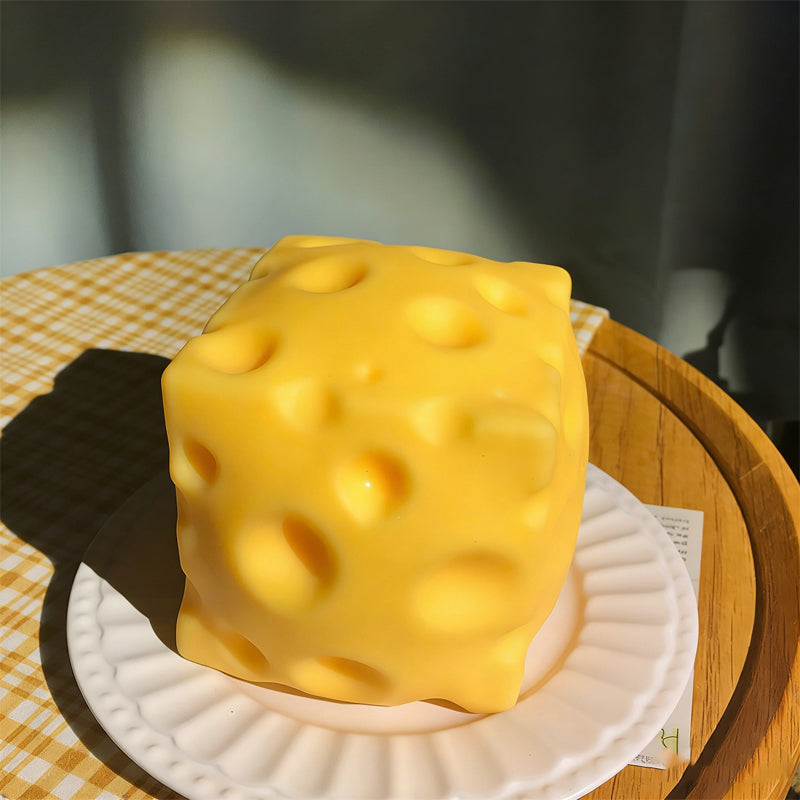 Slow Rebound Cheese Block Stress Toy