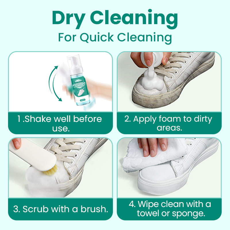 🎉Great Sales - 50% OFF🌟Multifuntional Effective Mild Shoes Cleaner