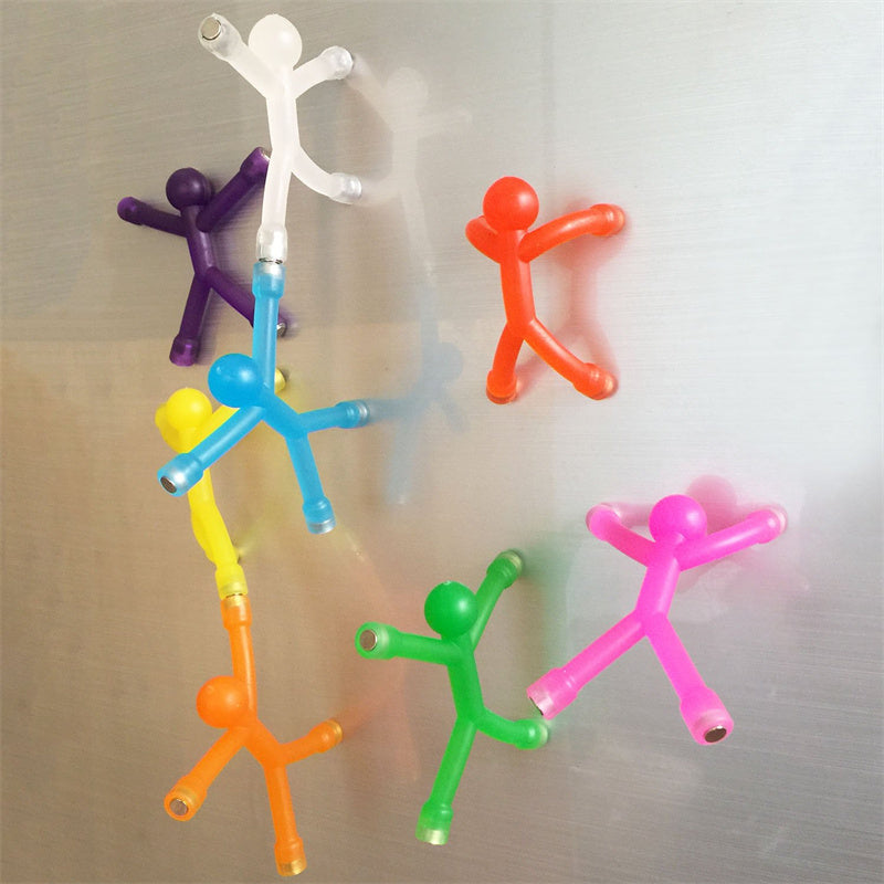 Magnetic Fidget Toys for Adults & Kids 10 Pack – Magnetic People Figures, Cool Sensory Building Toys for Autism, ADHD or Stress Relief, Travel Essentials for Road Trips, Fridge Magnets, Easter Basket Stuffers & Birthday Gifts for Toddlers, Teens
