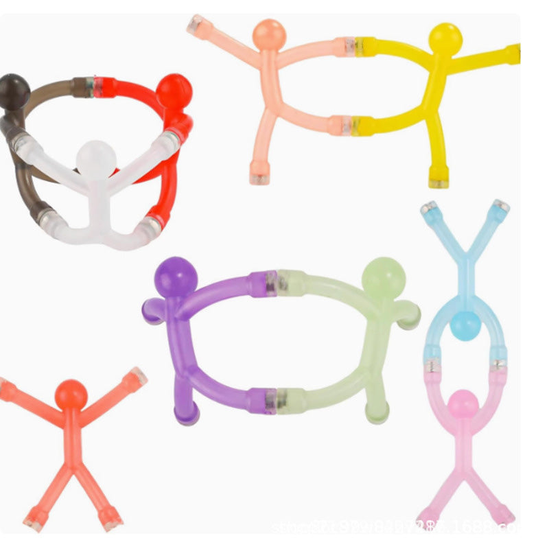 Magnetic Fidget Toys for Adults & Kids 10 Pack – Magnetic People Figures, Cool Sensory Building Toys for Autism, ADHD or Stress Relief, Travel Essentials for Road Trips, Fridge Magnets, Easter Basket Stuffers & Birthday Gifts for Toddlers, Teens