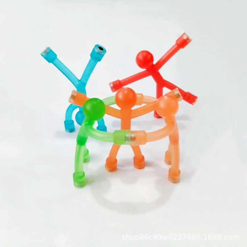 Magnetic Fidget Toys for Adults & Kids 10 Pack – Magnetic People Figures, Cool Sensory Building Toys for Autism, ADHD or Stress Relief, Travel Essentials for Road Trips, Fridge Magnets, Easter Basket Stuffers & Birthday Gifts for Toddlers, Teens
