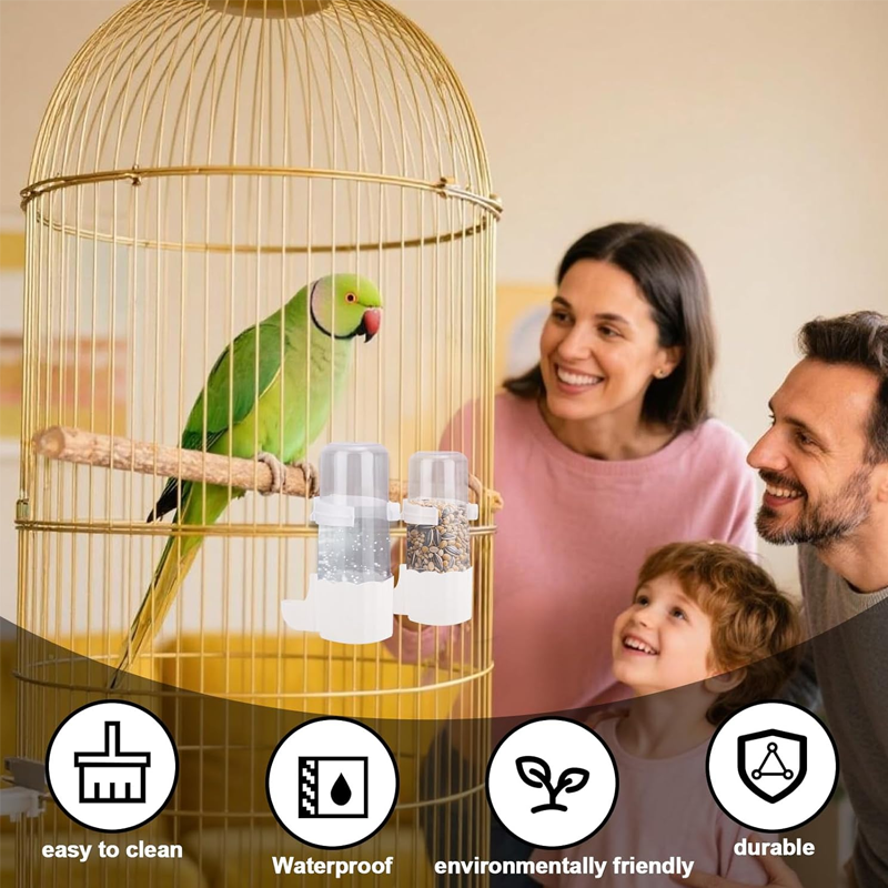 ✨ A 2-in-1 bird feeder and waterer—keep pet care neat and tidy! ✨