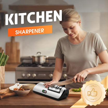 Electric Knife Sharpener with 2-Speed Modes