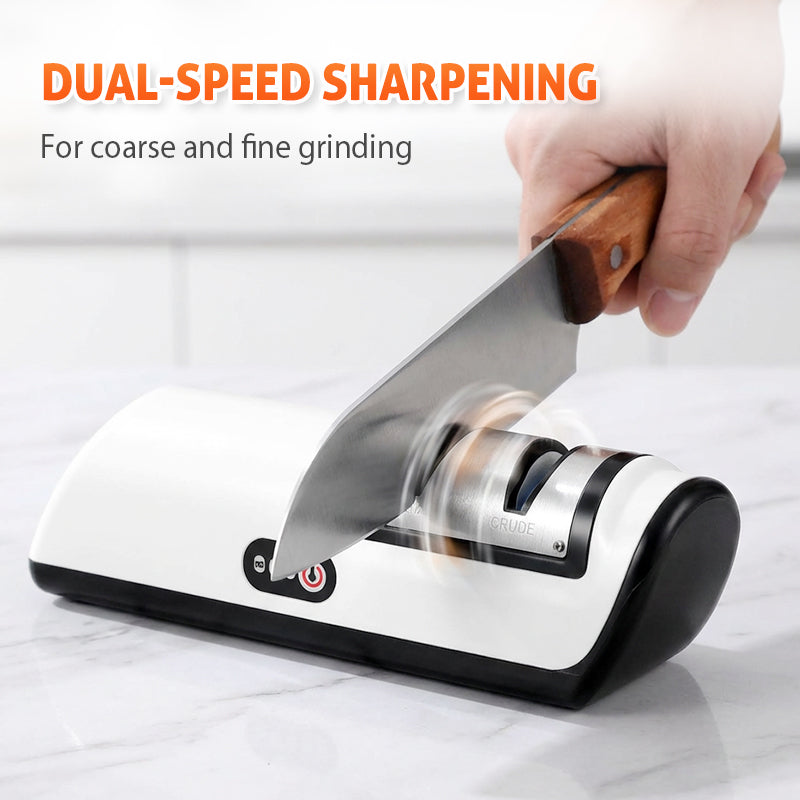 Electric Knife Sharpener with 2-Speed Modes