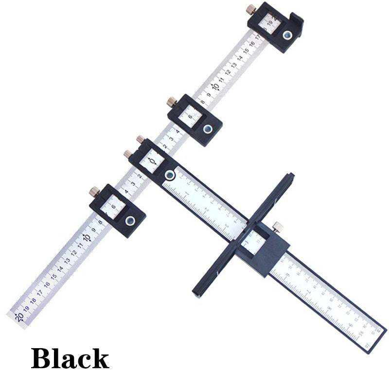 Adjustable Cabinet Hardware Jig for Woodworking