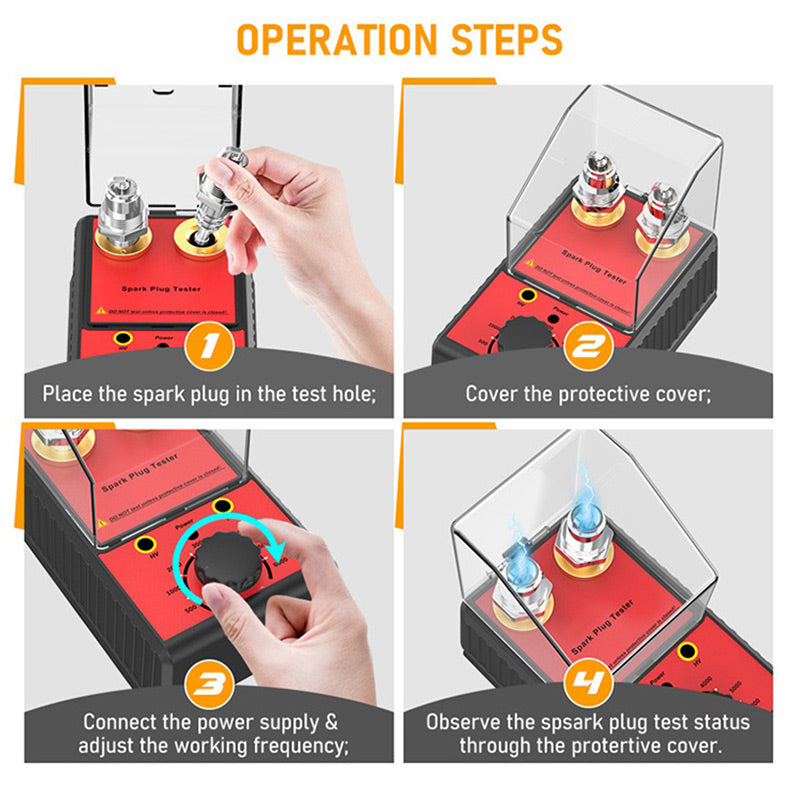 Spark Plug Tester with Dual Testing Hole