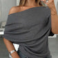 ⏳Time-Limited Special⏰Women's Asymmetrical Off-Shoulder Batwing Sleeve Top