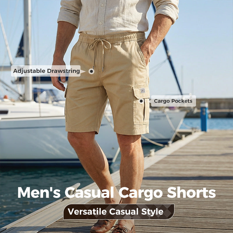 🔥Men’s Casual Cargo Shorts – Trendy Look & Versatile Style 👖【Style at a Steal】