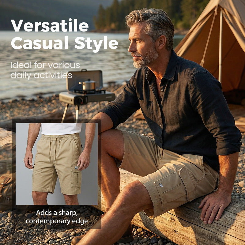 🔥Men’s Casual Cargo Shorts – Trendy Look & Versatile Style 👖【Style at a Steal】