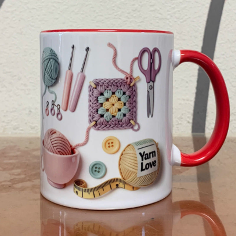 🔥Limited Time Promotion 50% OFF🔥Yarn Love Mug, Gift For Crafters And Creative Souls
