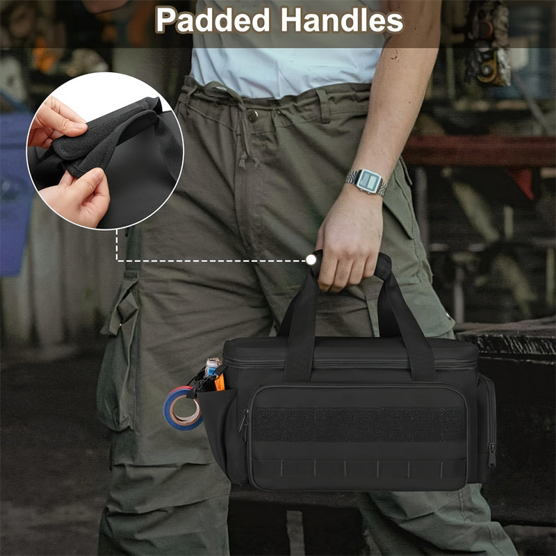 🌞 Spring into Savings: 50% Off🔥Ultimate Heavy-Duty Canvas Tool Bag with MOLLE System | Professional Organizer & Multi-Pocket Technician Carrier