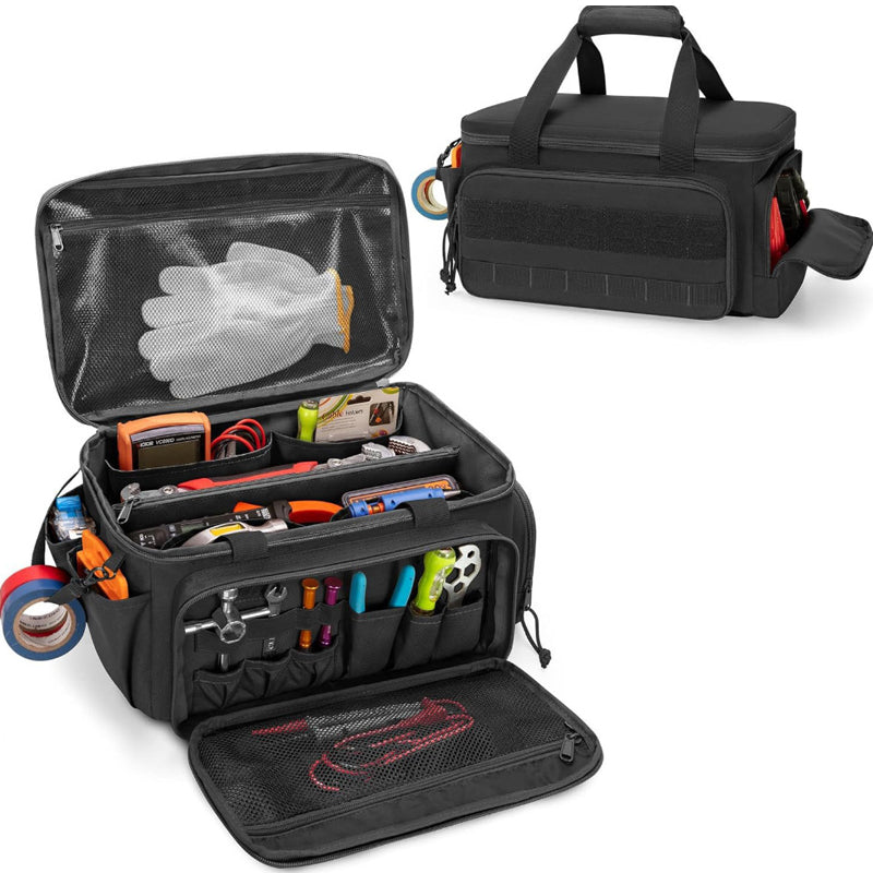 🌞 Spring into Savings: 50% Off🔥Ultimate Heavy-Duty Canvas Tool Bag with MOLLE System | Professional Organizer & Multi-Pocket Technician Carrier
