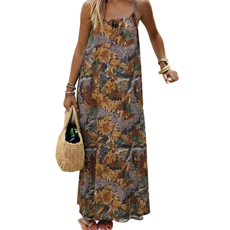 ⏳Time-Limited Special⏰Women's Summer Backless Spaghetti Strap Maxi Dress