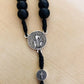 Rosary of Saint Benedict made of black wood