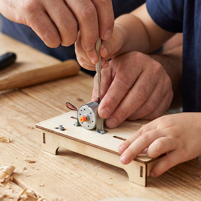 DIY Hand-Cranked Generator Science Kit