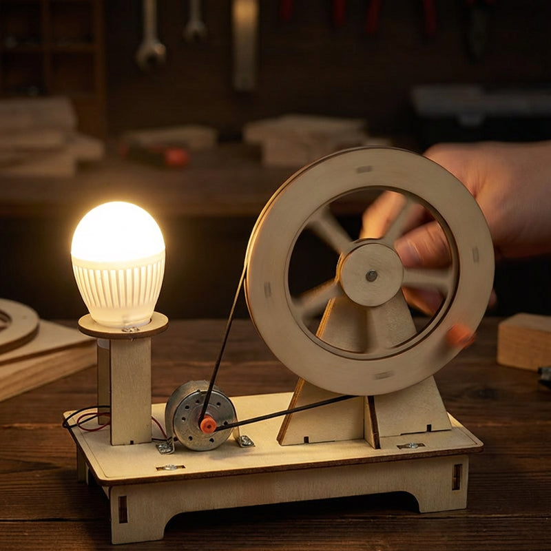 DIY Hand-Cranked Generator Science Kit