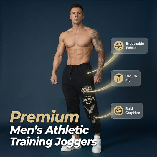 Men's Graphic Print Drawstring Sweatpants