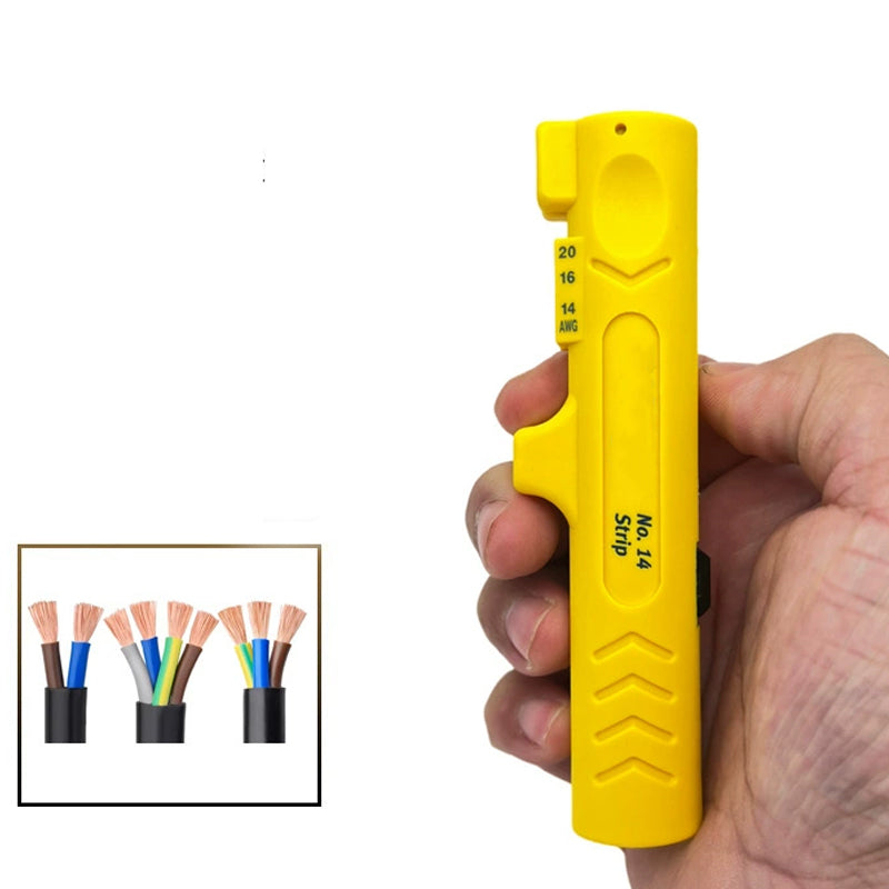 Universal Cable Stripper for Round & Flat