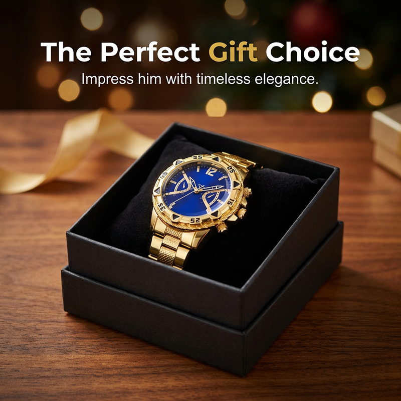 Men's Classic Metal Quartz Watch