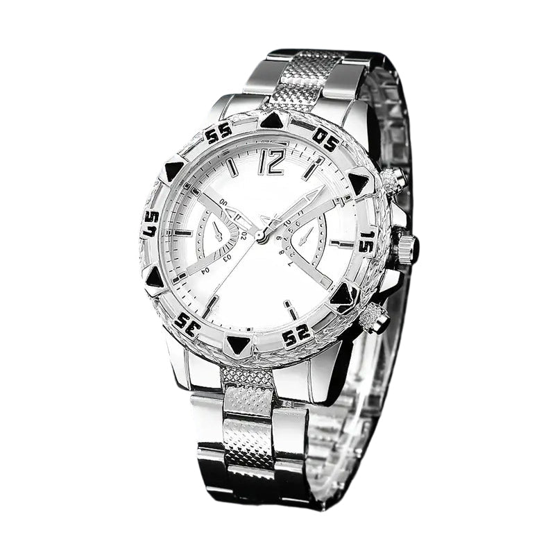 Men's Classic Metal Quartz Watch
