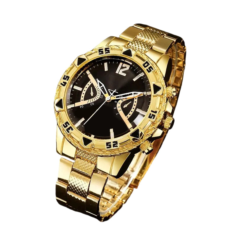 Men's Classic Metal Quartz Watch