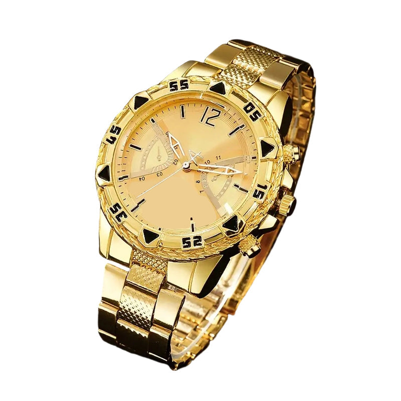 Men's Classic Metal Quartz Watch