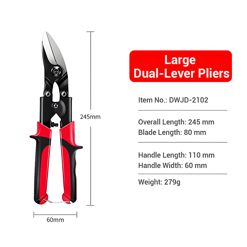 2-in-1 Stainless Steel Wire Stripper & Crimper Pliers