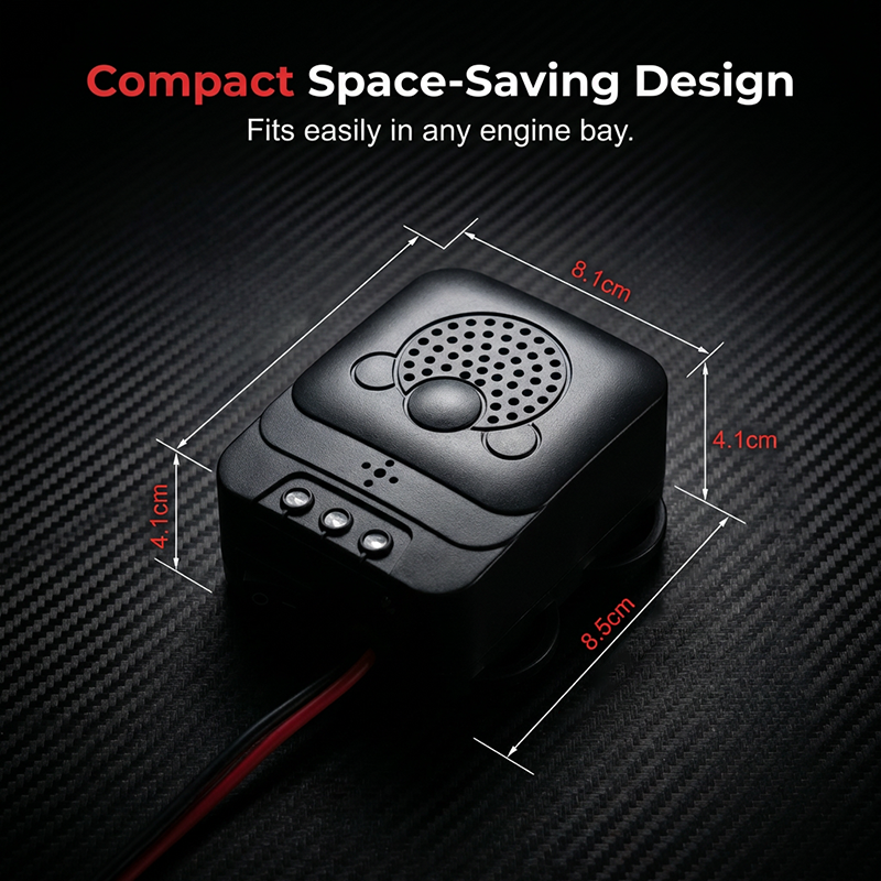 Ultrasonic Car Rodent Repeller with LED Strobe Lights