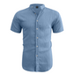✨New Arrival👕Men's Summer Stand Collar Short Sleeve Shirt