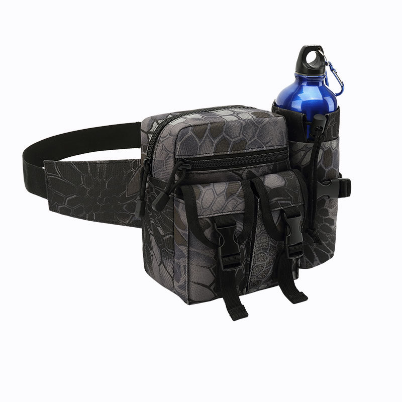 Tactical Waist Bag with Detachable Water Bottle Holder