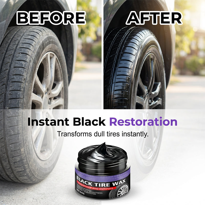 Black Tire Wax for Ultimate Shine and Protection