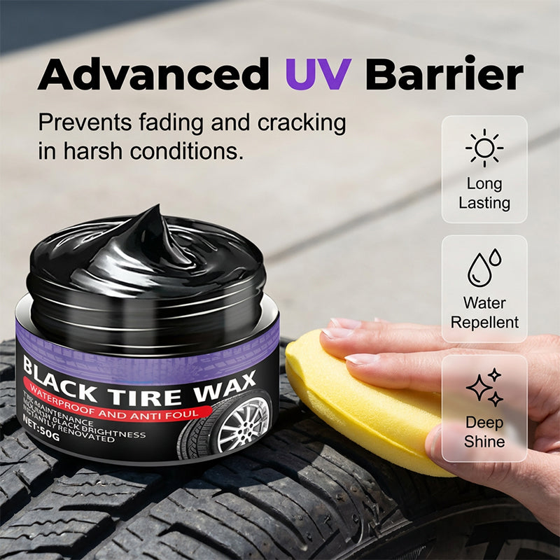 Black Tire Wax for Ultimate Shine and Protection