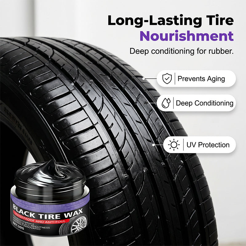 Black Tire Wax for Ultimate Shine and Protection