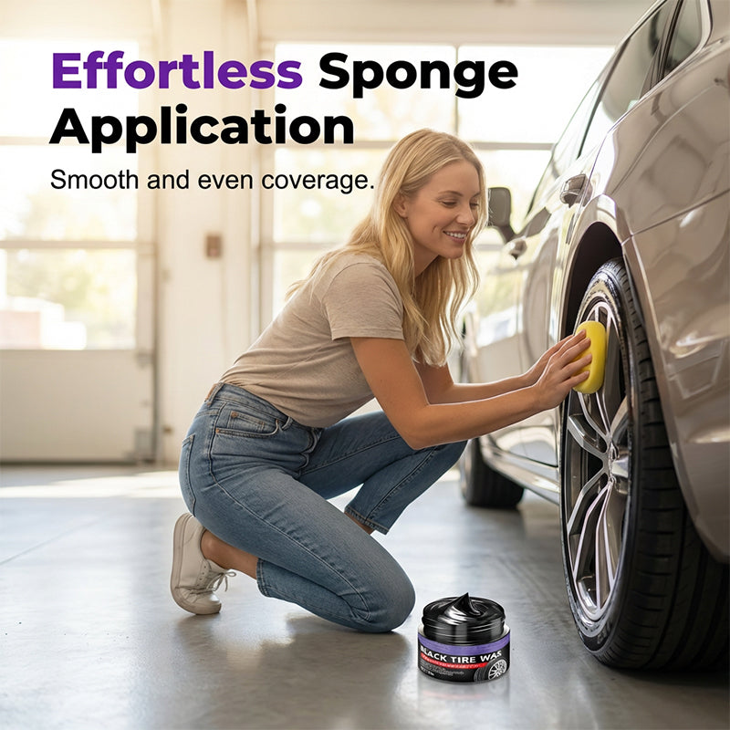 Black Tire Wax for Ultimate Shine and Protection