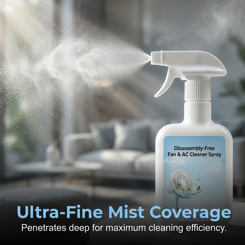 Disassembly-Free Fan & AC Cleaner Spray