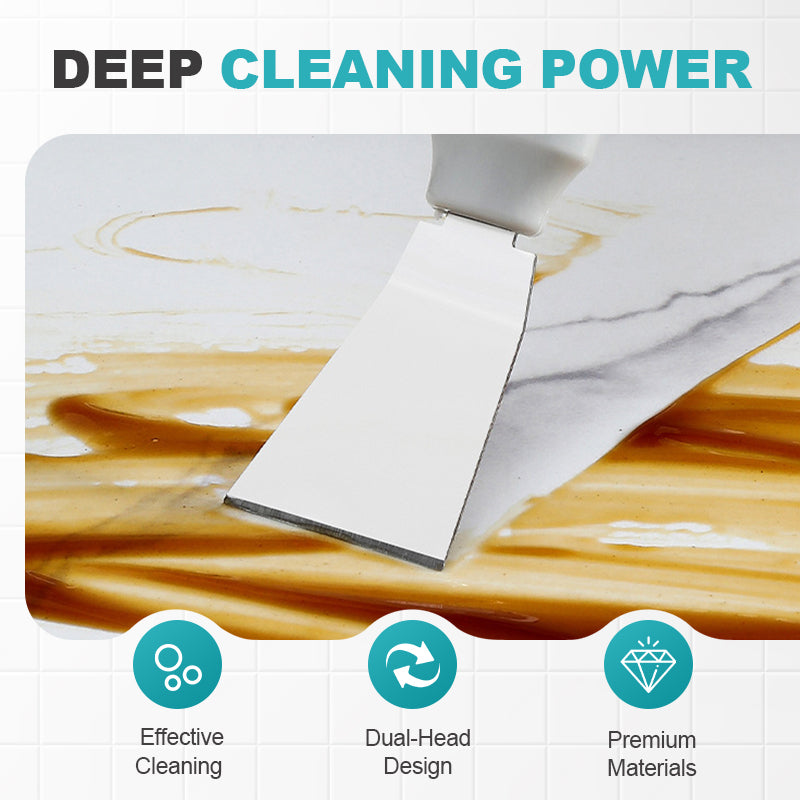 2-in-1 Cleaning Brush With Scraper