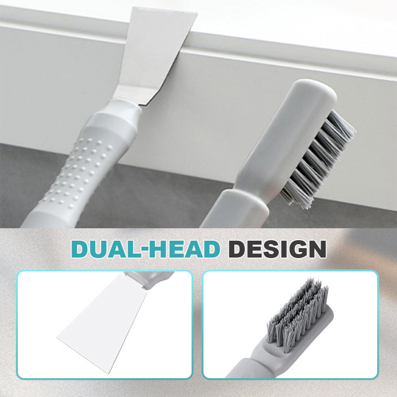2-in-1 Cleaning Brush With Scraper