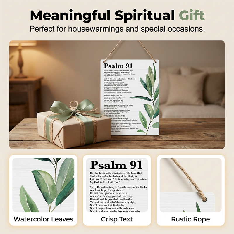 Greenery Decor Wall Plaque
