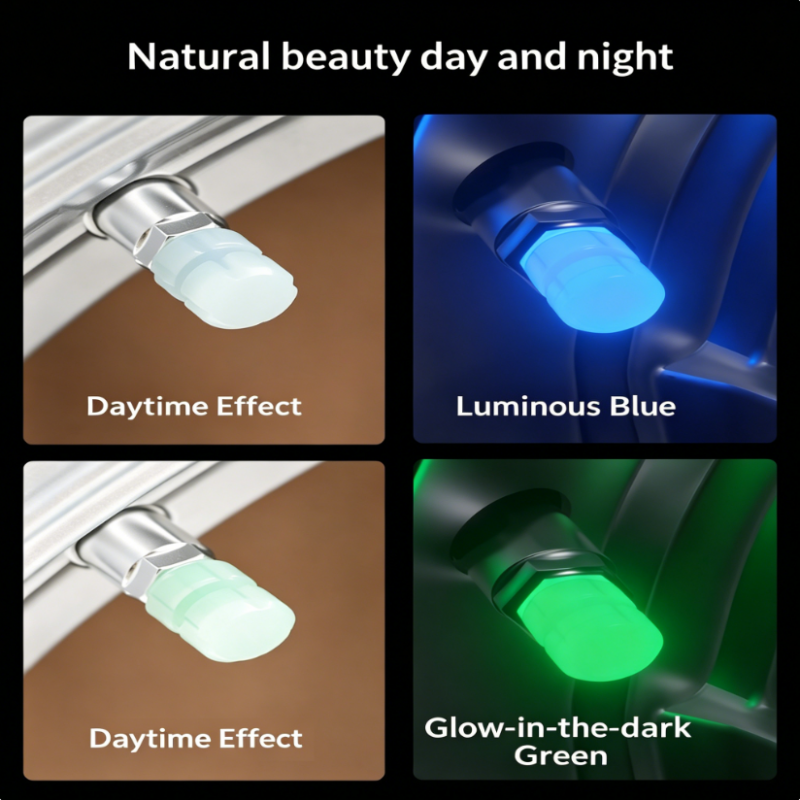 Luminous Tire Valve Caps (Set of 4)