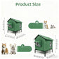 ⏳Time-Limited Special⏰All-Weather Elevated Outdoor Cat House – Waterproof, Insulated, Foldable 🌧️