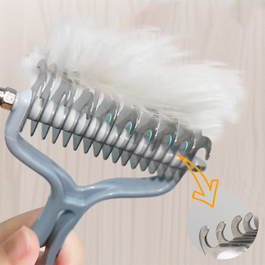 🐶🐱2-in-1 Pet Dematting & Deshedding Comb~Limited time 49% OFF – Premium quality – Bestseller! 🔥✨
