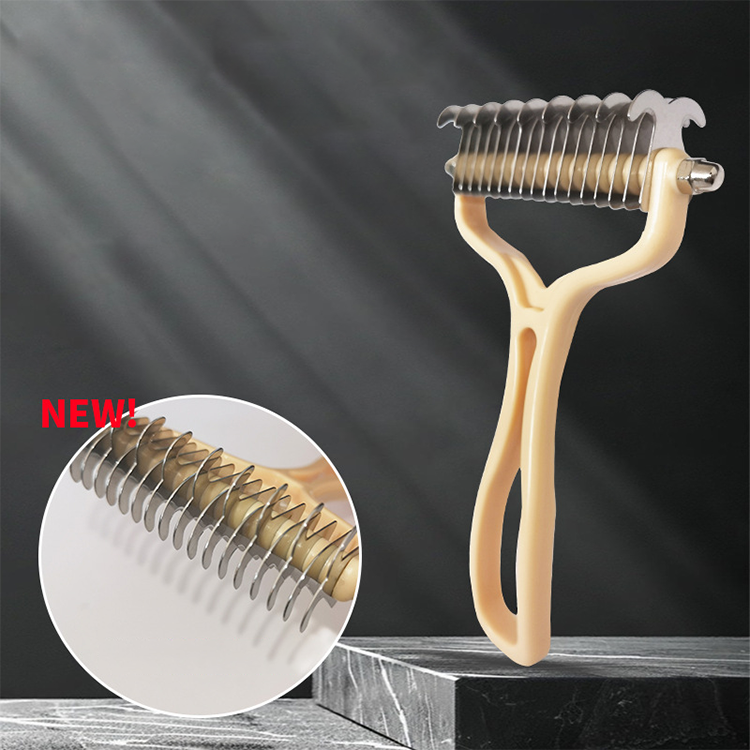 🐶🐱2-in-1 Pet Dematting & Deshedding Comb~Limited time 49% OFF – Premium quality – Bestseller! 🔥✨