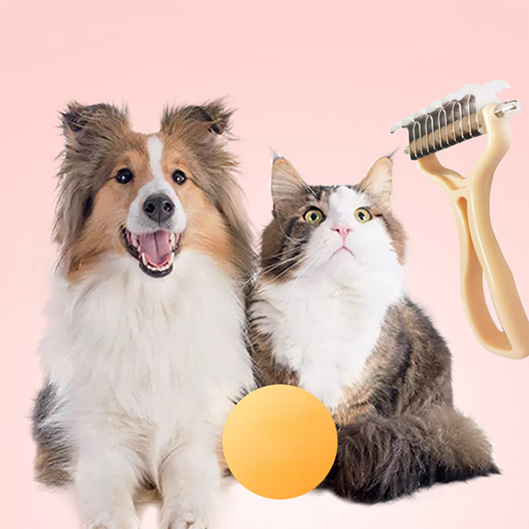 🐶🐱2-in-1 Pet Dematting & Deshedding Comb~Limited time 49% OFF – Premium quality – Bestseller! 🔥✨