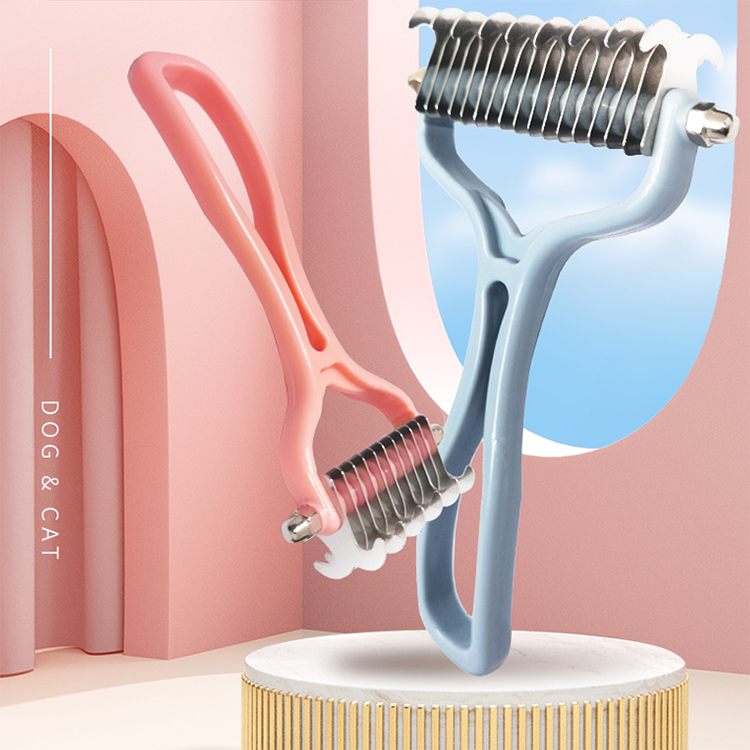 🐶🐱2-in-1 Pet Dematting & Deshedding Comb~Limited time 49% OFF – Premium quality – Bestseller! 🔥✨